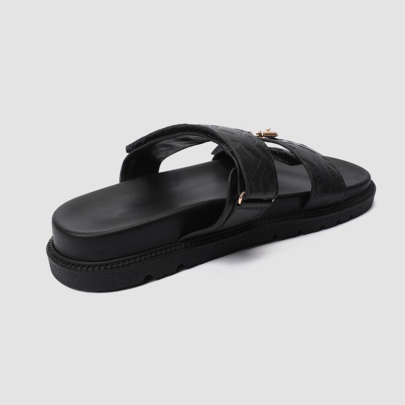 2026 shoes women外贸大码女鞋厚底金属搭扣一字魔术贴平底凉鞋时,户外/登山/野营/旅行用品,沙滩鞋/凉鞋/拖鞋,淘宝优惠券,粉丝福利购,淘宝优惠卷