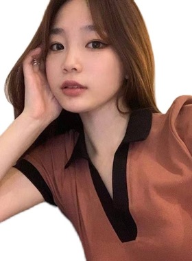 2026 women clothes年夏季新款上衣短款ins潮设计感小众甜辣风纯