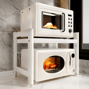 厨房微波炉置物架多功能台面多层支架家用电器烤箱电饭煲收纳架子