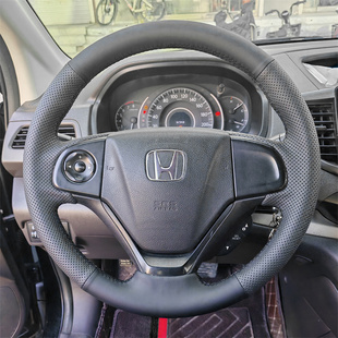 本田CRV专用手缝方向盘套 凌派享域思域皓影四代飞度雅阁全包把套