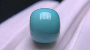 湖北十堰矿区天然原矿高瓷绿松石精工雕刻老型单珠顶珠散珠配珠13