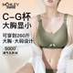大码 孕妇哺乳内衣聚拢防下垂大胸显小全罩杯产后喂奶专用期文胸女