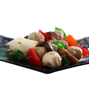 冷冻【齐善素食_素鸡肉丸子】佛家纯素仿荤斋菜火锅串烧食材配菜