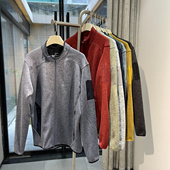 袅平替COVR 柜2000户外压胶口袋男女立领抓绒衣开衫 运动夹克外套