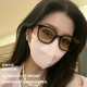GM新款 潮防紫外线太阳镜LILIT 方形茶色镜片时尚 韩版 墨镜男女同款