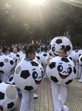 足球世界杯卡通人偶服装篮球定制