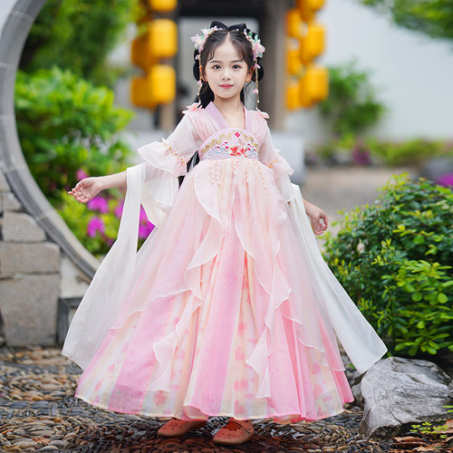 超仙女童夏装年新款汉服古风古装中国风夏季儿童装春秋款服装