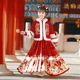 套装 2026新款 拜年服过年喜庆红 汉服儿童装 女童中国风马面裙秋冬装