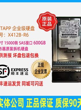 NetApp X412B-R6 600GB 15K SAS X90-412B-R6 硬盘 原装现货