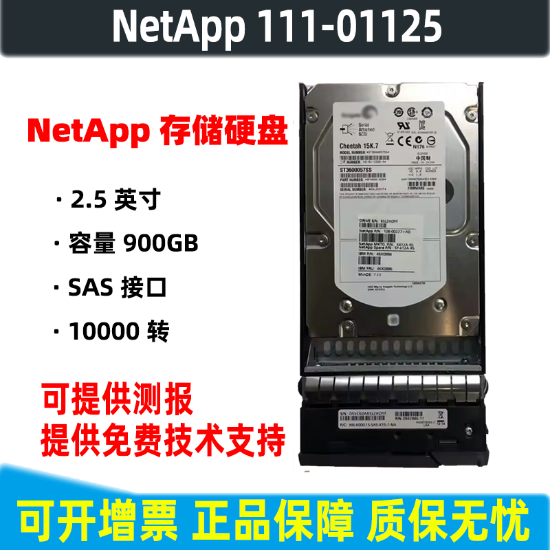 NetApp LSI 900G 10K 2.5 SAS 111-0112