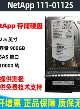 NetApp LSI 900G 10K 2.5 SAS 111-01125 E2724 E2824 E2700 硬盘