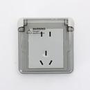 86型防水插座新款 型耐腐插座带盖通用盖 实验室插座盒防尘插座118