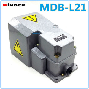 。明德高品质冲床液压自复位铝合金MDB-L21脚踏开关 MD-14H LTH1-