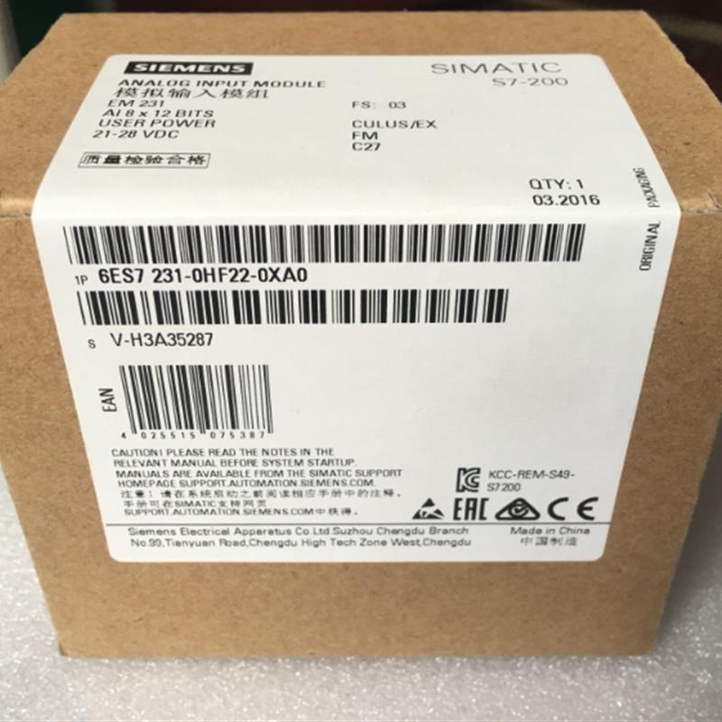 议价6ES72310HF220XA0西门子S7-200数字模块ES7231-0HF22-0XA0现