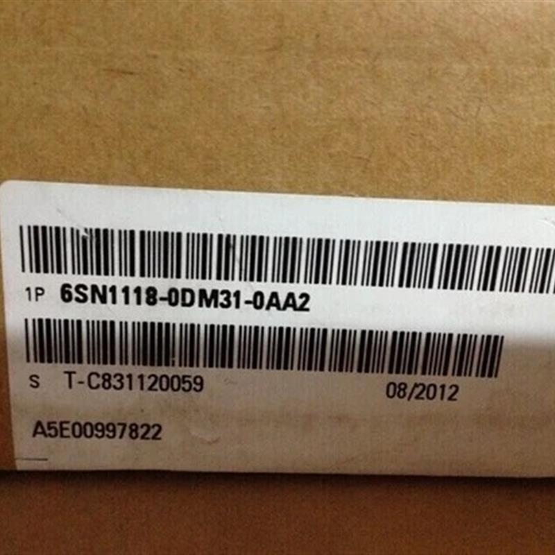 议价西门子6SN1118-0DM31-0AA2伺服抽卡6SN11180DM310AA2全新原装