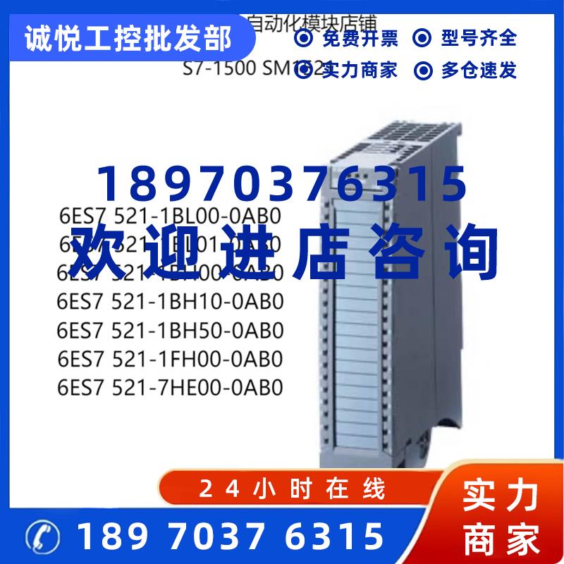 议价西门子SM521 6ES7521-1BL00/1BL10/1BH00/1BH10/1FH00/1BH50-