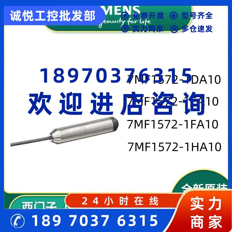 议价西门子投入式液位计7MF1572 1CA10 1DA10 1EA10 1FA10 1HA10
