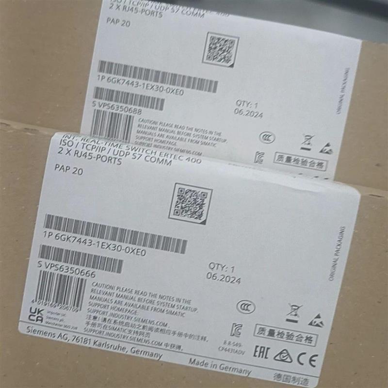 议价西门子6GK7443-1EX30-0XE0全新通信处理器6GK74431EX300XE0原