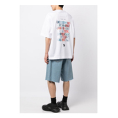 国潮新款 百搭短袖 juun艺术家联名字母刺绣印花T恤os大版 型情侣款