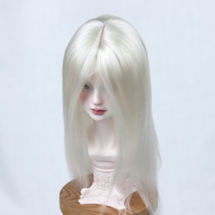 桃气岛屿BJD假发马海毛直发特价福利款