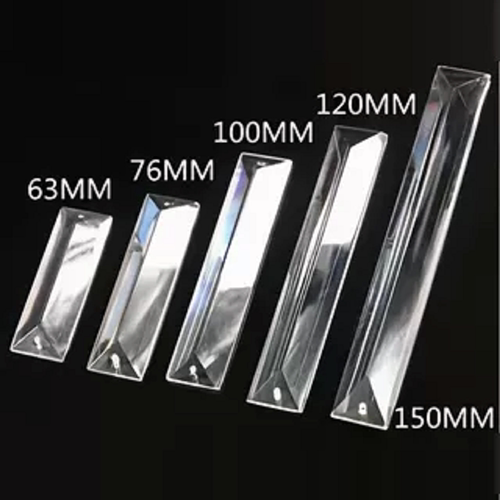 三角条水晶玻璃灯饰配件工程水晶