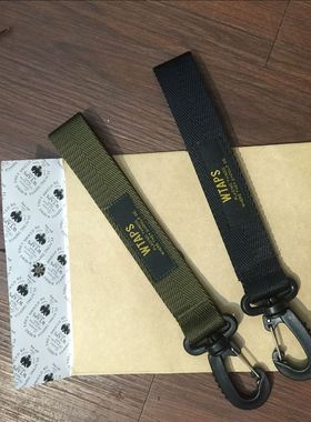 WTAPS 15AW 高质感钥匙扣 户外钥匙扣 一袋两只绿色，黑色