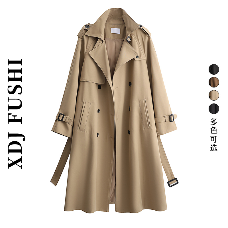 中长款高级感英伦风大衣