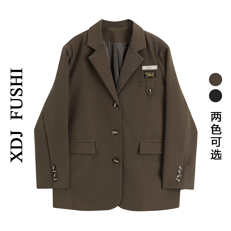 小众气质西装韩版宽松男女同款