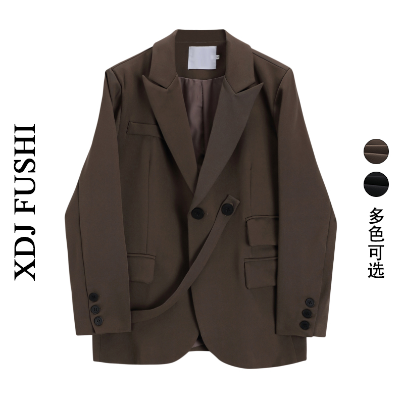 直筒气质时尚百搭高级感西服女