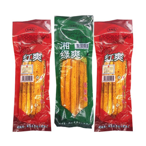 红爽绿爽干辣条香辣味辣片8090后童年回忆校园经典麻辣味小零食品