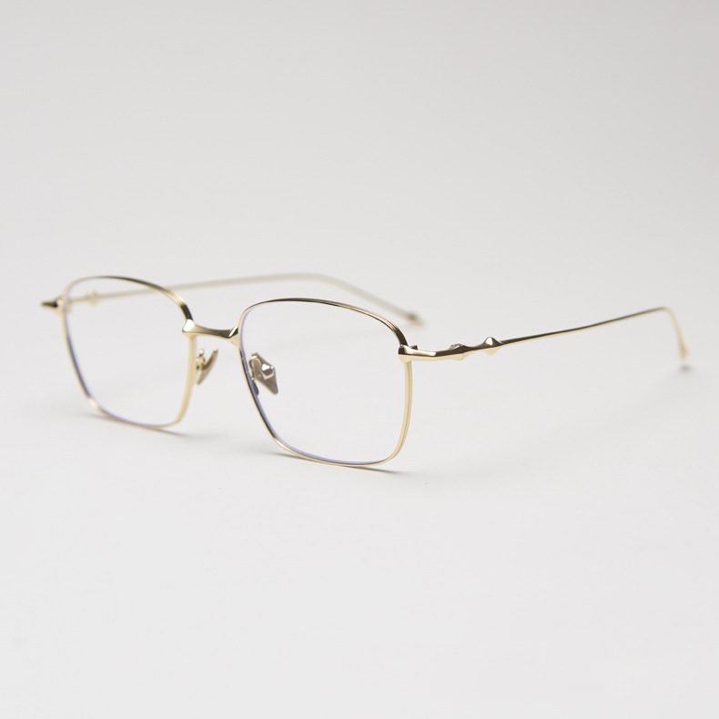 韩版潮金属半钛轻近视眼镜框气质男女文艺斯文平光镜架可配度数