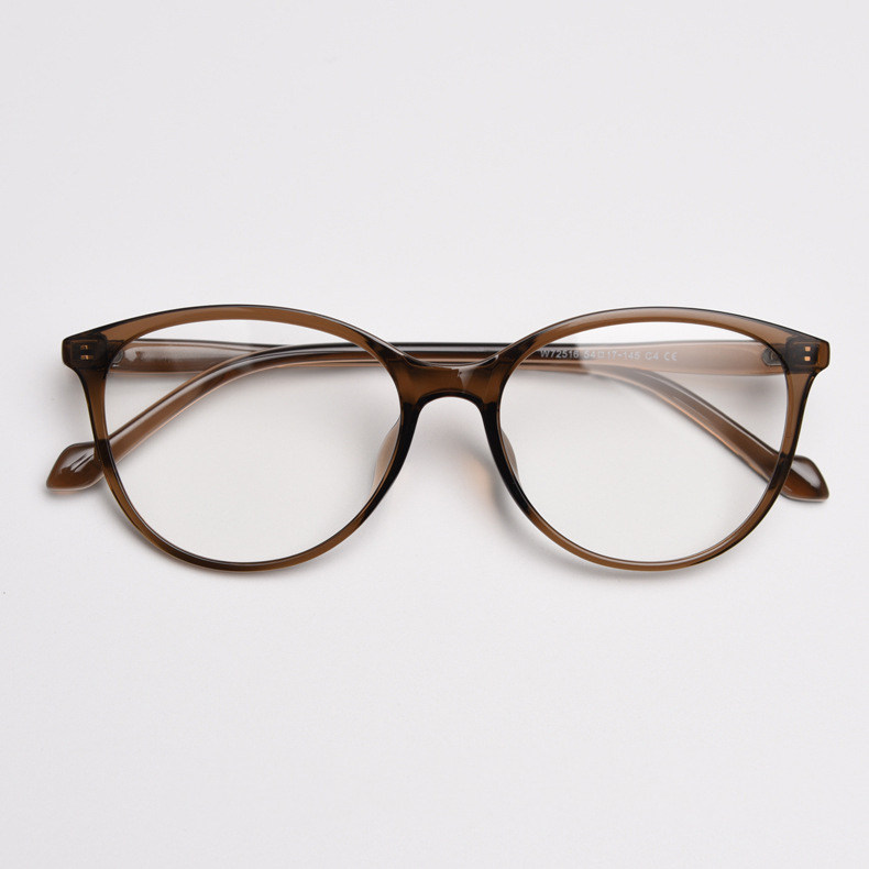 TR90超轻韩版椭圆细框近视眼镜框潮男女网红学生平光镜架可配度数