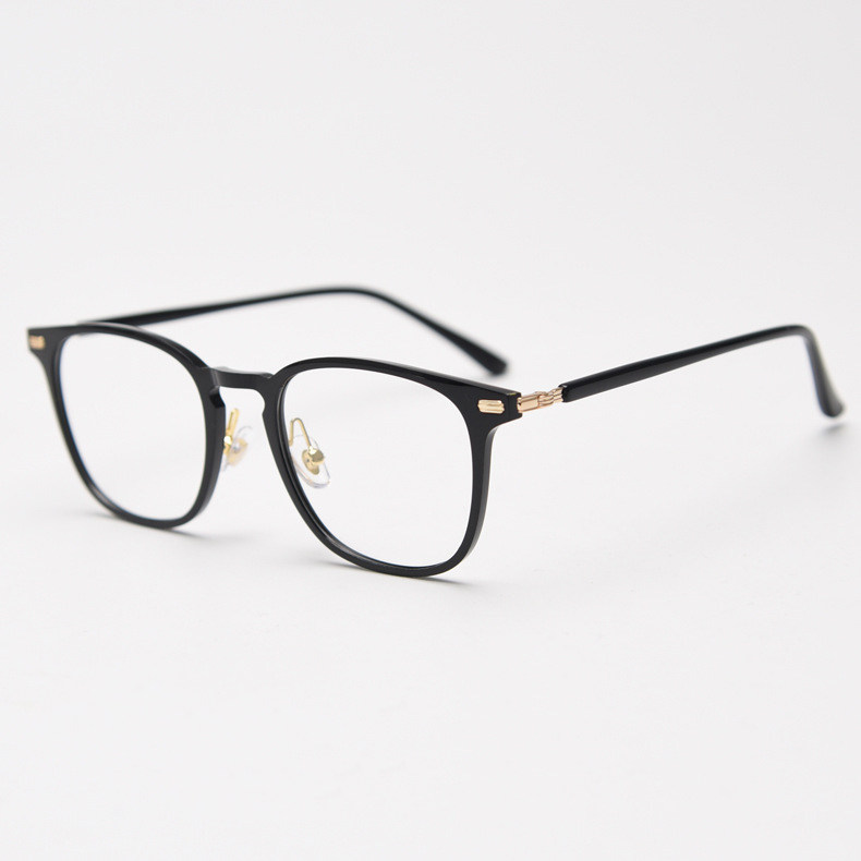 韩版半钛TR90轻近视眼镜框潮流椭圆时尚男女文艺配度数镜架大框