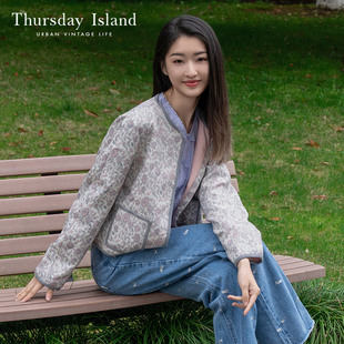 Thursday 印花外套T242MJK131W商场同款 Island星期四岛屿24女韩版