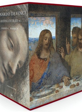 现货包邮【500周年纪念版】Leonardo da Vinci Rediscovered列奥纳多·达·芬奇重新发现 权威四卷本 完整画集 盒装 英文原版