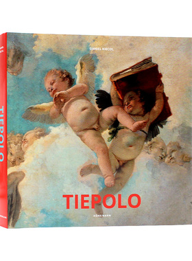 现货包邮 艺术家专著 Tiepolo 提埃坡罗 意大利巴洛克风格著名画家 壁画和装饰 艺术入门画册 进口原版 多语种 精装