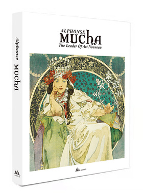 【6款页面随机发】现货正版 Mucha 穆夏画集经典作品与素描中文版MUCHA阿尔丰斯穆夏画册作品集手绘插画素描手稿临摹艺术画册书籍