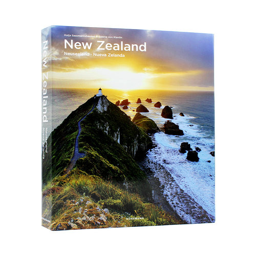 现货包邮 New Zealand 新西兰 冰川延伸到雨林 宽阔的峡湾景观 独特的动植物群和多样性 从亚北极到热带 进口原版 多语种 精装