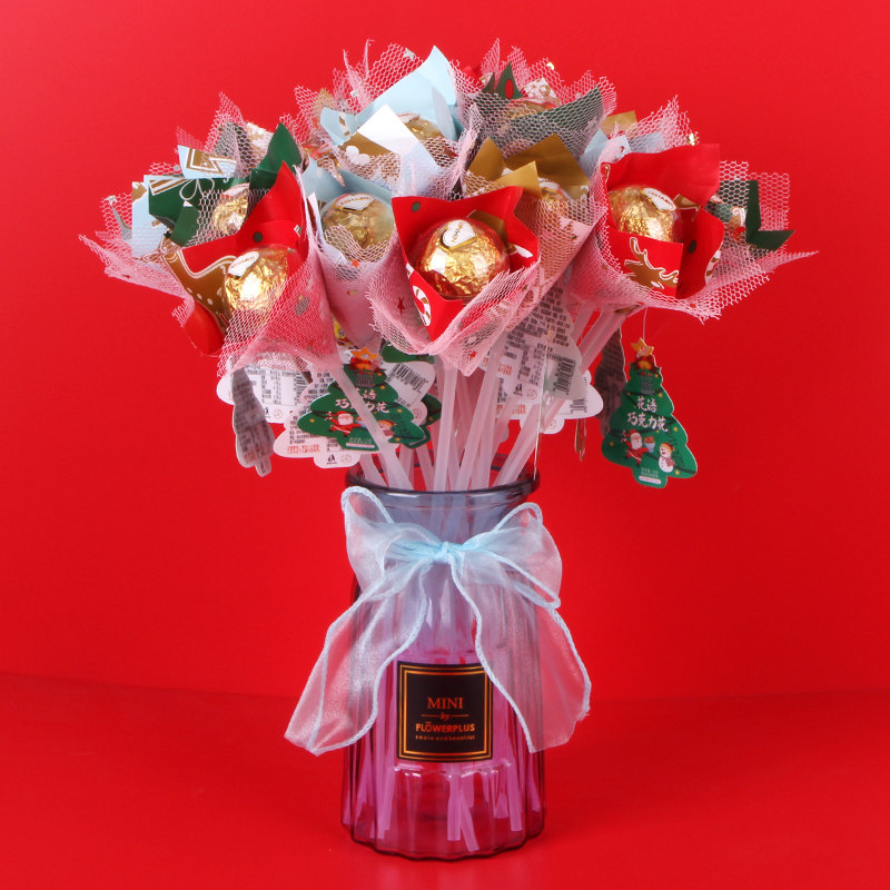 10克糖果婚庆巧克力糖果花束礼物糖果小零食圣诞节儿童生日小礼物