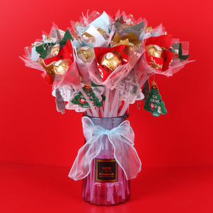 10克糖果婚庆巧克力糖果花束礼物糖果小零食圣诞节儿童生日小礼物