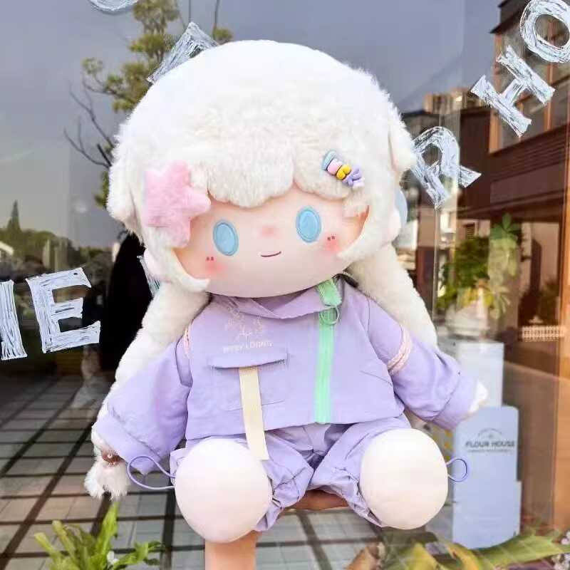 40cm娃衣棉花娃娃衣服冲锋衣套装