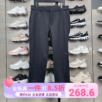 Skechers斯凯奇男士秋冬季新款休闲针织加绒长裤L423M168