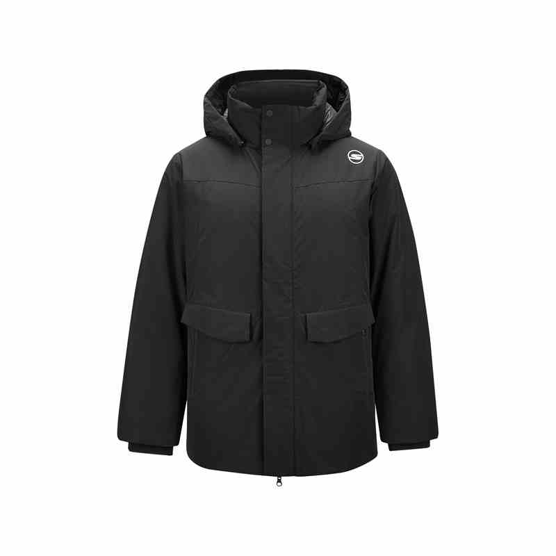 正品代购斯凯奇男女款P424W060舒适宽松梭织中款羽绒外套P424M065