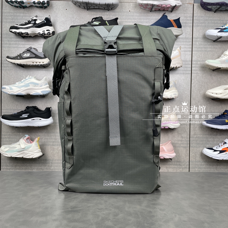 正品代购斯凯奇男女同款旅行户外登山包大容量双肩背包L224U100