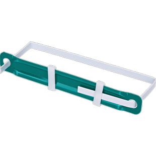 得力双孔装订夹装订条两孔活页打孔器简易塑料文件装订夹条压条2孔封闭式金属deli活页本塑胶五金装订夹压条