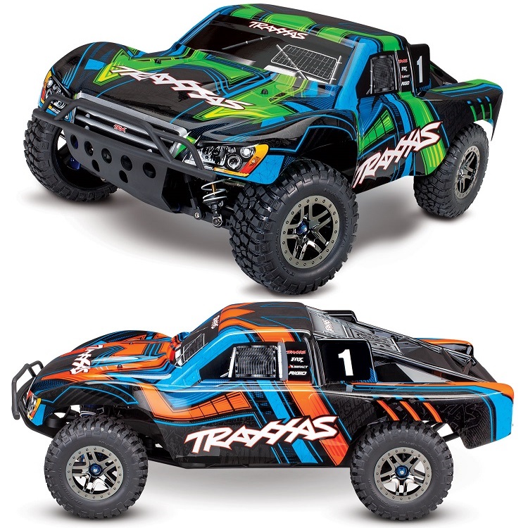 Traxxas 68077-4新款遥控模型电动无刷短卡越野Slash LCG终级版