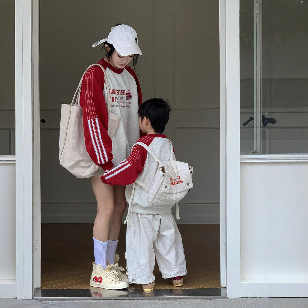 母女款高端亲子装卫衣一家三四口亲子装/亲子时装