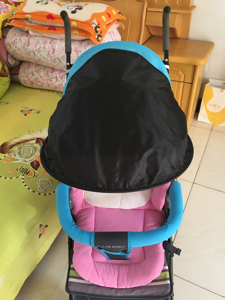 婴儿推车遮阳棚宝宝伞车防晒全罩蓬防紫外线伞防尘布通用配件包邮