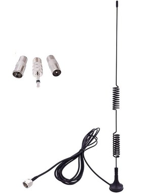 5米窗口阳台室内数字高清收音机立体声磁性座FM收音机天线ANTENNA