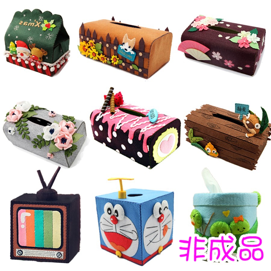 纸抽盒抽纸纸巾盒套客厅创意包邮不织布手工布艺DIY材料包免裁剪在类目 居家布艺, 缝纫DIY材料、工具及成品, 缝纫DIY材料套装中 - 来自Buy2taobao.com提供专业的淘宝代购服务